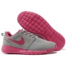 Nike Roshe Run pour Femme Grise Rose Nike Roshe Run Courir Basket Montante