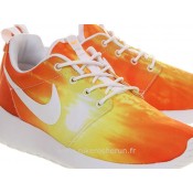 Nike Roshe Run Mango Sunset formateurs Hommes 2015 Magasin